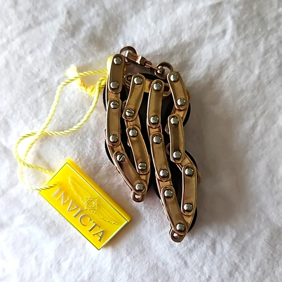 Invicta Bicycle Chain Bracelet